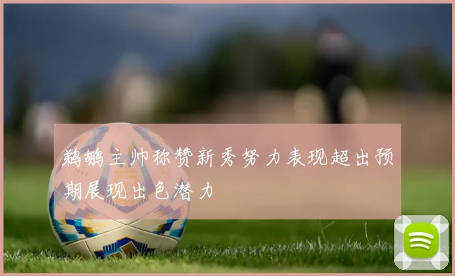 鹈鹕主帅称赞新秀努力表现超出预期展现出色潜力